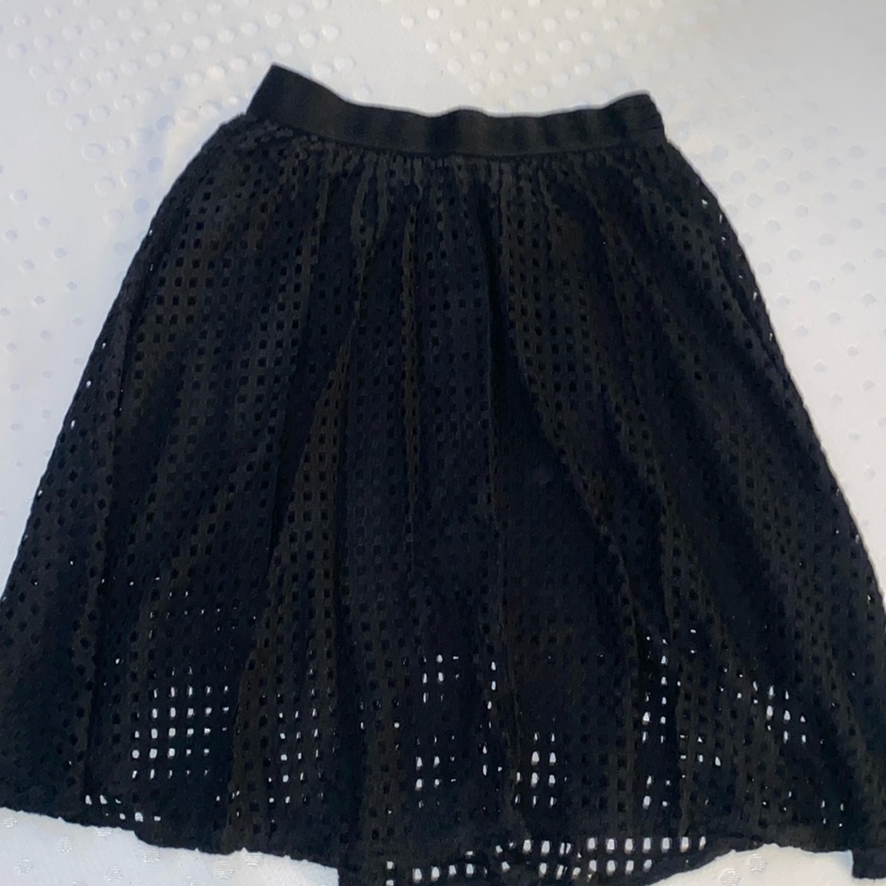 Black flowy skirt